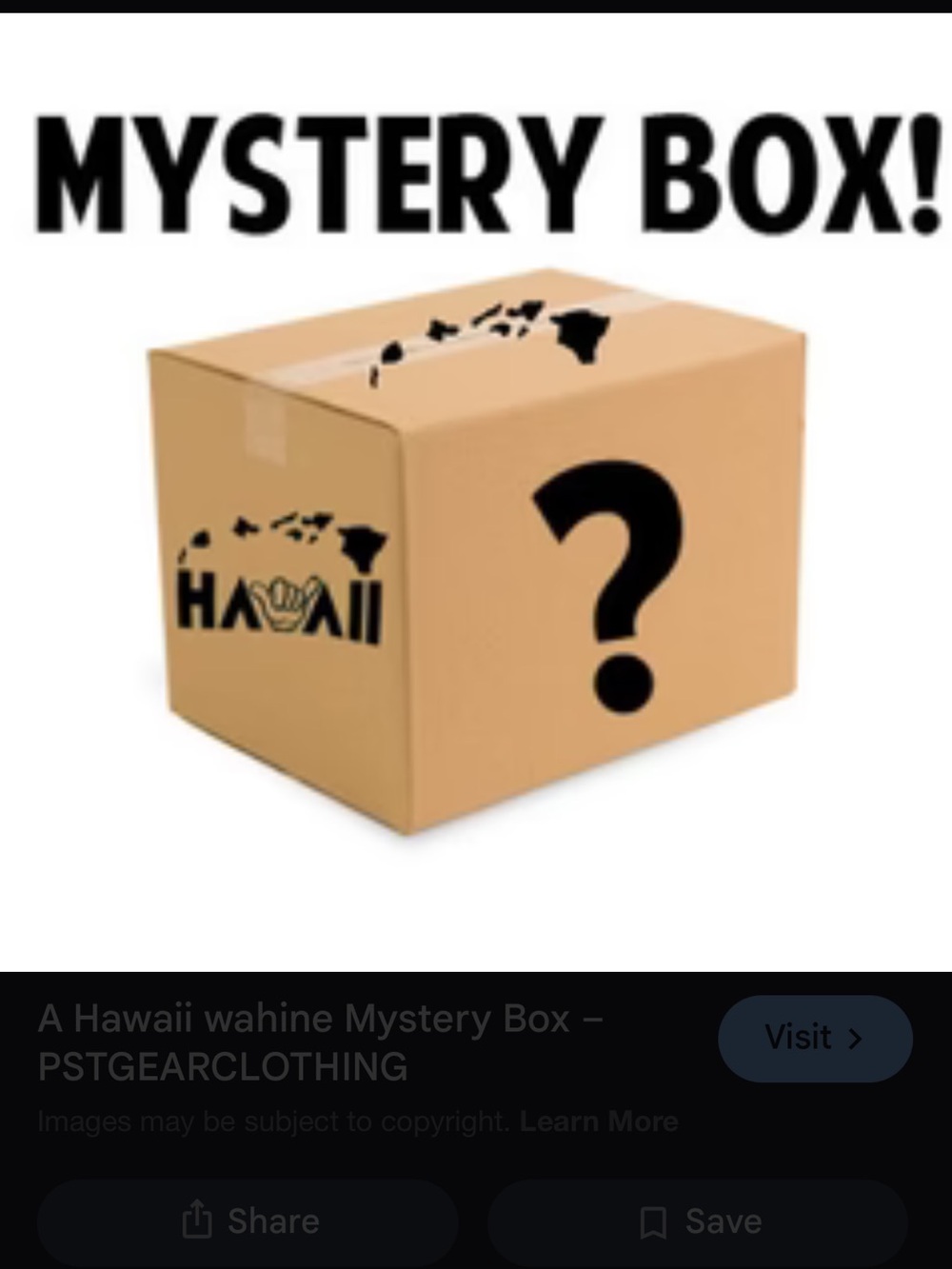 Hawaii Mystery Box